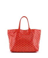 Pre-Owned Goyard Pm Saint Louis Tote Coated Canvas