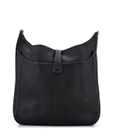 Pre-Owned HERMES Tgm Evelyne Bag Gen Iii Clemence