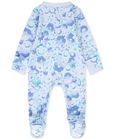 Nike Baby Girls Flow-ral Printed Footed Coverall
