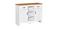 Kitchen Sideboard – Functional Storage Buffet with Cabinets and Shelves for Dining Room or Kitchen