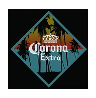 Corona Men's Extra Logo Charcoal Heather T-Shirt-Small