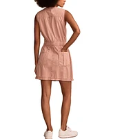 Lucky Brand Women's Cotton Cargo Drawstring-Waist Dress