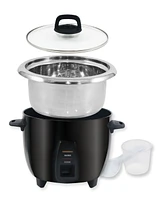 Elite Cuisine 10-Cup Rice Cooker with Stainless-Steel Inner Pot