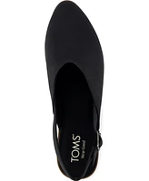 Toms Women's Jade Slingback Pointed Toe Flats