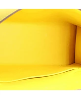Pre-Owned HERMES Kelly 20 Handbag Yellow Epsom with Palladium Hardware
