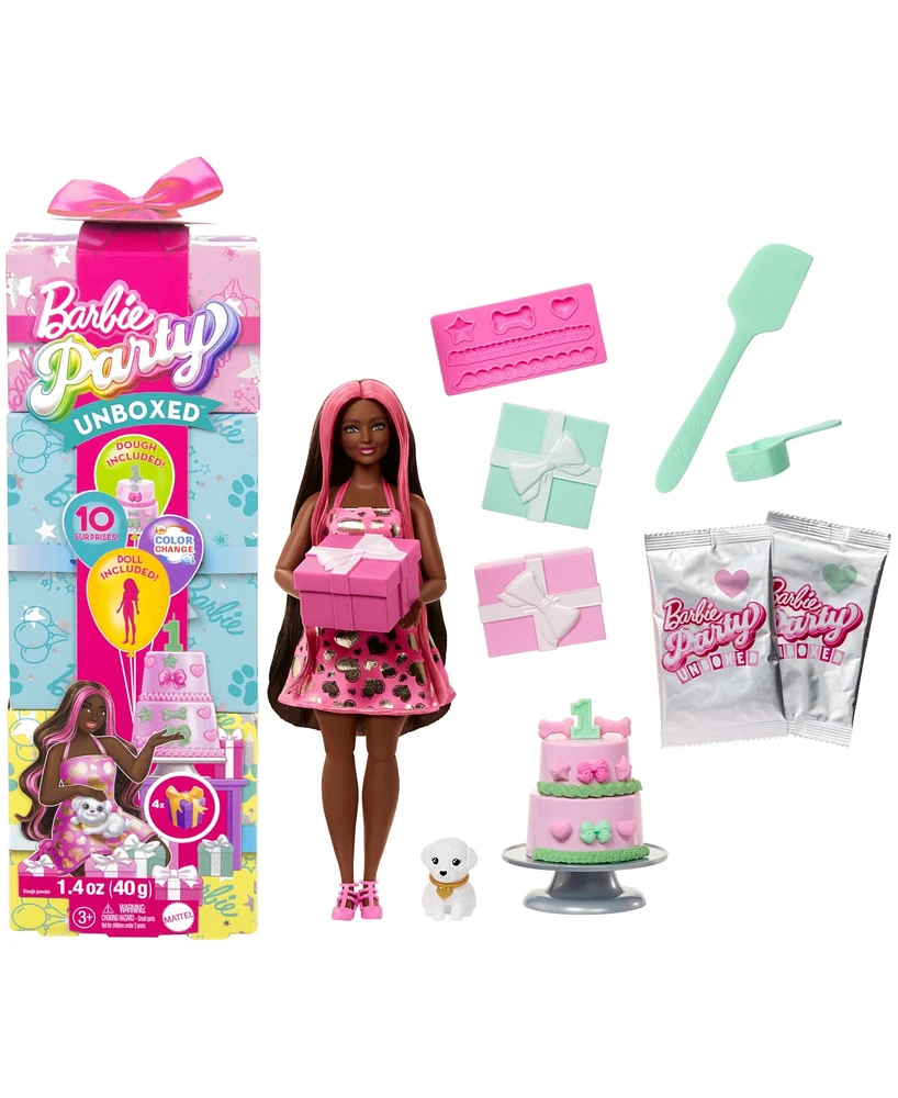 Barbie Party Unboxed Pet Birthday Series Doll & Accessories