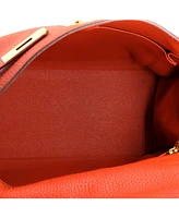 Pre-Owned Hermes Kelly 32 Handbag Orange Togo with Gold Hardware