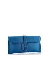 Pre-Owned Hermes 29 Jige Elan Clutch Epsom