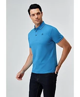 Bellemere Men's Silk Cotton Polo Shirt