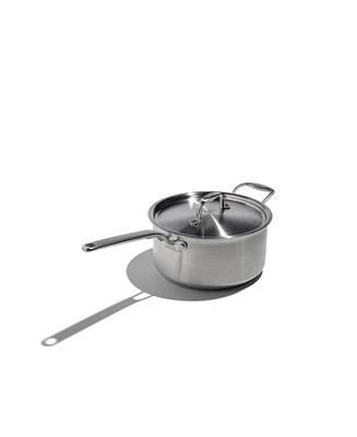 Heritage Steel X Eater 5-Ply Stainless Steel 4-Qt. Saucepan with Lid