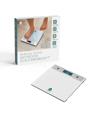 Bilingual Talking Bathroom Scale – Precision Meets Convenience