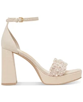 Dolce Vita Women's Peltin Embellished Two-Piece Platform Sandals