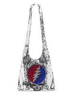 Grateful Dead Stealie Sequin Crossbody Bag