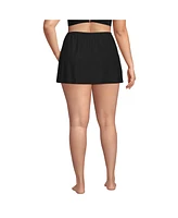 Lands' End Women's Plus Slender Separates Tummy Control Swim Skirt Bottoms