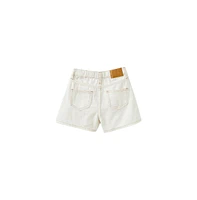 Cotton On Little Girls Little/Big Sarai Pleat Front Denim Short