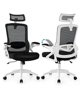 Adjustable Swivel Task Chair Ergonomic Office Chair with Adjustable Lumbar Support for Comfort and Productivity