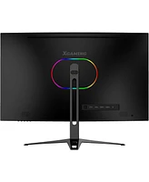 XGaming 27 Inch Qhd Gaming Monitor 165Hz Curved Computer Monitor,16:9 Wide Hdr Pc Monitor 2K Display 2560 x 1440p FreeSync 1ms Response,Eye Care Curve