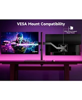 XGaming 24 Inch Monitor 1080P 100Hz, Fhd Frameless Computer Monitor, 99% sRGB, Hdmi Vga Display, Built-in Speakers, Low Blue Light Screen for Gaming/H