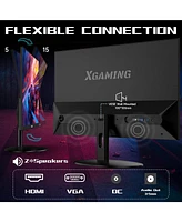 XGaming 27 Inch Monitor, 1080P Ultra Thin Frameless Computer Monitor 100Hz, 99% sRGB, Low Blue Light, Hdmi Vga Gamer Fhd Monitor Supports Vesa, Dual S