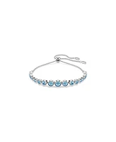 Swarovski Imber Mixed Round Cuts Plated Tennis Bracelet