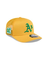 New Era Men's Yellow Athletics 2025 Spring Training 9SEVENTY Stretch-Snap Hat