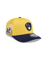 New Era Men's Yellow Milwaukee Brewers 2025 Spring Training 9SEVENTY Stretch-Snap Hat