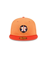 New Era Men's Orange Houston Astros 2025 Spring Training 59FIFTY Fitted Hat