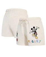 Freeze Max Women's Cream Mickey Mouse Hellow Mellow Fleece Shorts