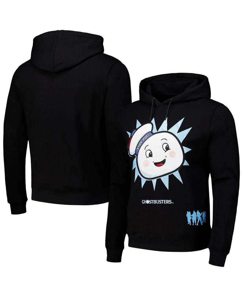 Freeze Max Men's and Women's Black Ghostbusters Stay Puft Pullover Hoodie