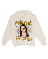 Playa Society Men's and Women's Caitlin Clark Cream Indiana Fever 2024 Wnba Rookie of the Year Pullover Hoodie