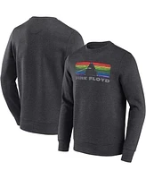 Philcos Men's Pink Floyd Heather Black Graphic Pullover Sweatshirt