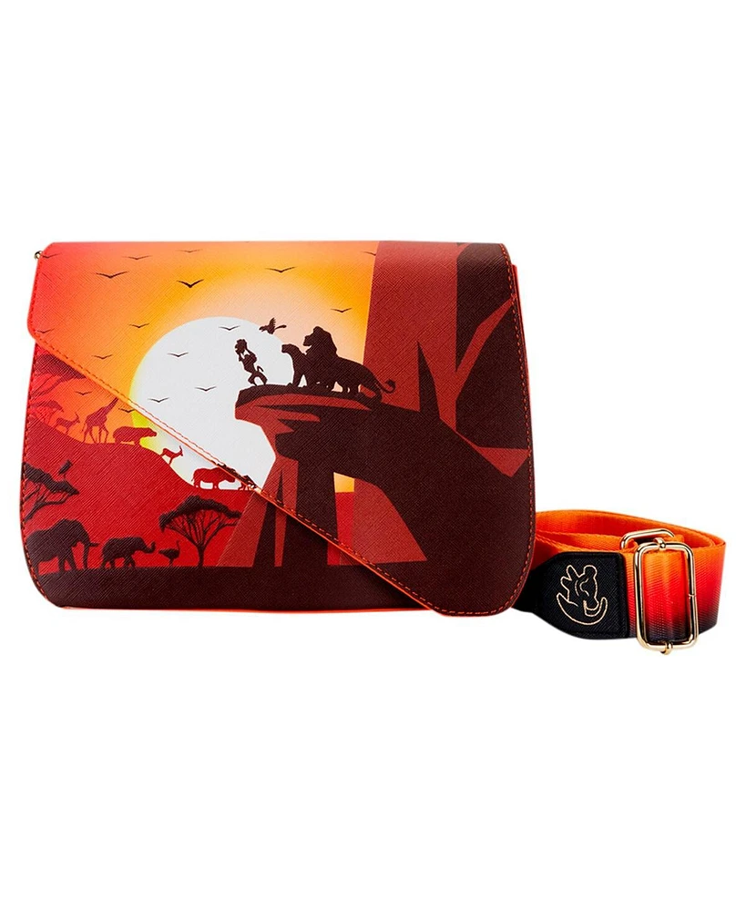 Loungefly The Lion King 30th Anniversary Pride Rock Crossbody Bag