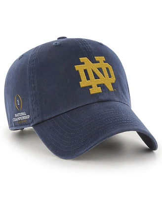 '47 Brand Men's Navy Notre Dame Fighting Irish College Football Playoff 2025 National Championship Game Clean Up Adjustable Hat