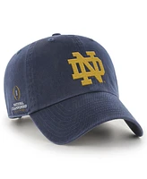 '47 Brand Men's Navy Notre Dame Fighting Irish College Football Playoff 2025 National Championship Game Clean Up Adjustable Hat