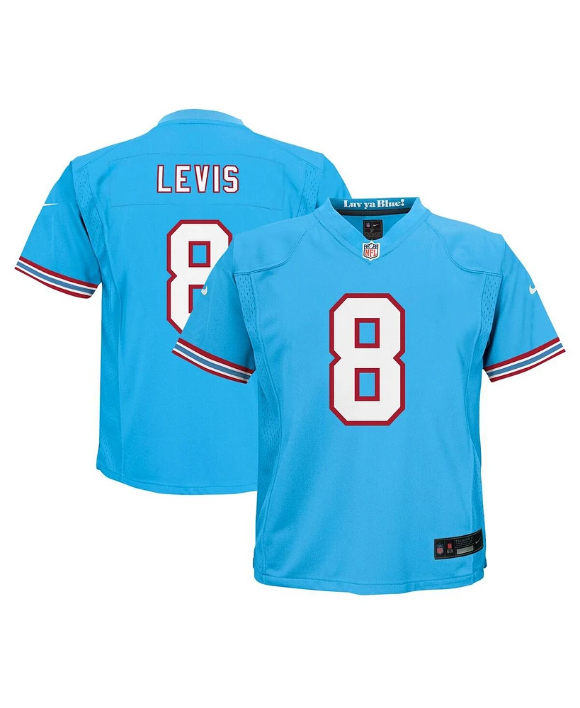 Nike Preschool Will Levis Light Blue Tennessee Titans Alternate Player Game Jersey