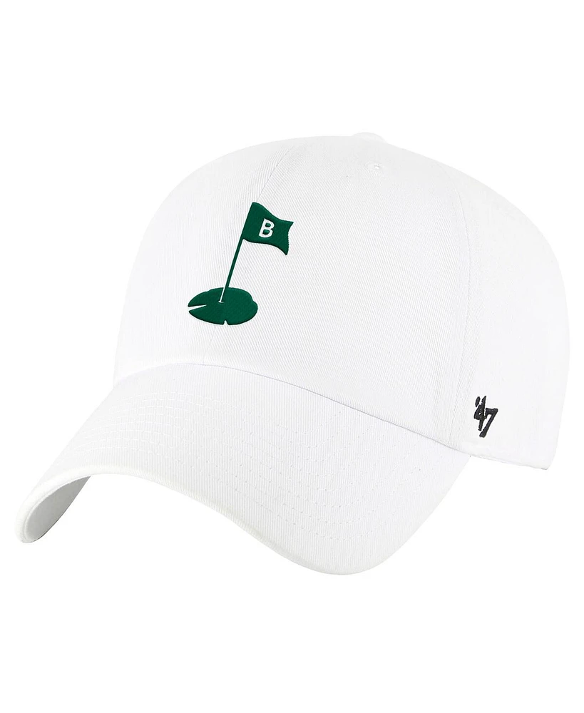 '47 Brand Men's White Tgl Boston Common Golf Clean Up Adjustable Hat