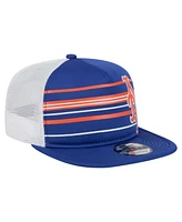 New Era Men's Royal New York Mets 9FIFTY A-Frame Trucker Snapback Hat