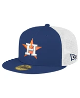 New Era Men's Navy Houston Astros Team Color 59FIFTY Trucker Fitted Hat