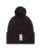 New Era Men's Black Portland Trail Blazers 2024/25 City Edition Cuffed Knit Hat with Pom