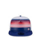 New Era Men's Royal Chicago Cubs Team Horizon 9FIFTY A-Frame Trucker Snapback Hat