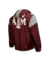 Mitchell & Ness Men's Maroon Texas A M Aggies Team 3.0 Anorak Half-Zip Hoodie