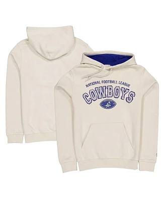 New Era Men's Cream Dallas Cowboys Historic Pullover Hoodie