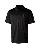 Cutter & Buck Men's Detroit Lions Throwback Logo Prospect Textured Stretch Polo