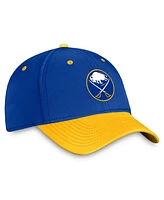 Fanatics Men's Royal/Gold Buffalo Sabres Authentic Pro Rink Two-Tone Flex Hat