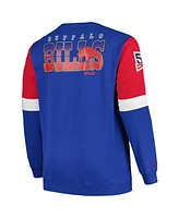 Mitchell & Ness Men's Royal Buffalo Bills Big Tall Fleece Pullover Sweatshirt