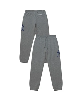 Mitchell & Ness Men's Gray New York Yankees Repeat Sweatpants