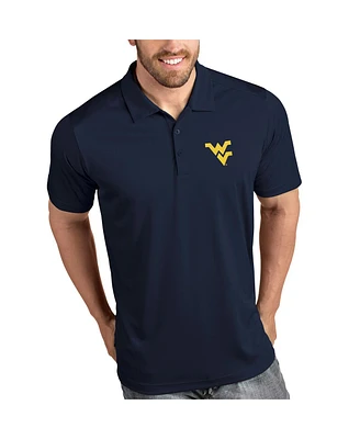 Antigua Navy West Virginia Mountaineers Tribute Polo