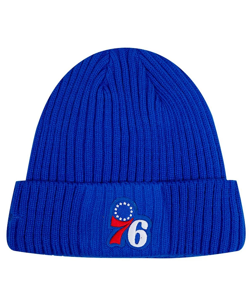 Pro Standard Men's Royal Philadelphia 76ers Essential Cuffed Knit Hat