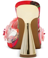 Betsey Johnson Women's Blondee Floral Flare-Heel Dress Sandals