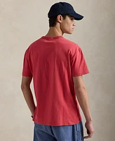 Polo Ralph Lauren Men's Classic-Fit Madras-Logo Jersey T-Shirt
